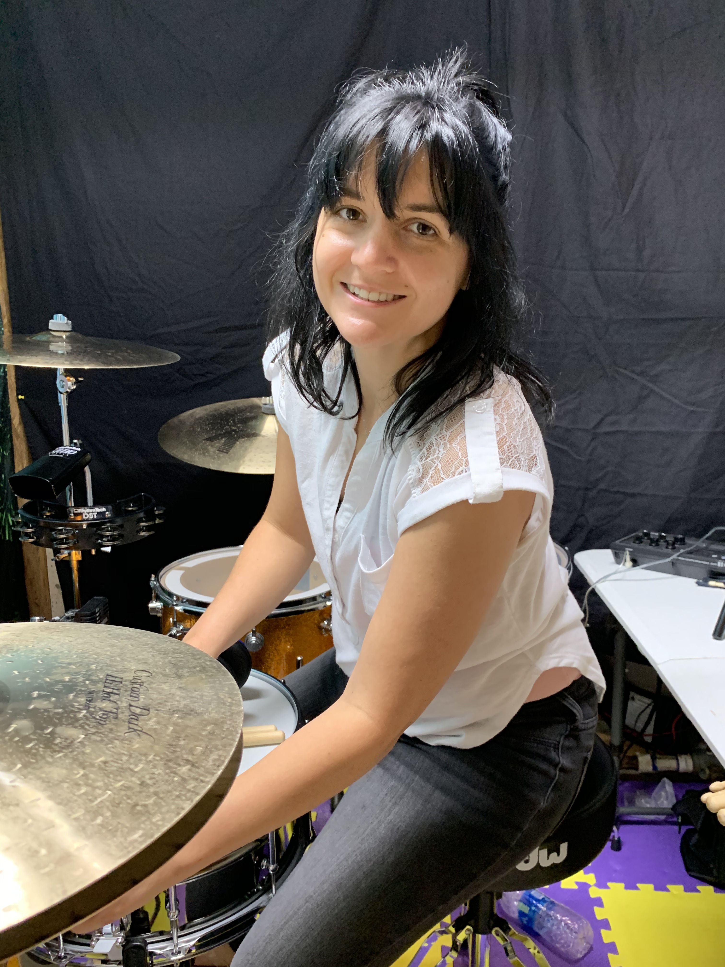female church drummer